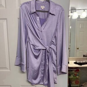 Song of Style Marta Satin dress sz M
